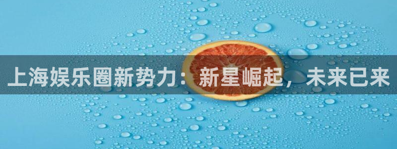 山东聚富金属制品有限公司：上海娱乐圈新势力：新星崛起，未来已来
