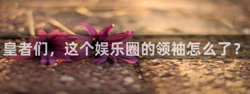 佛山聚富酒店：皇者们，这个娱乐圈的领袖怎么了？