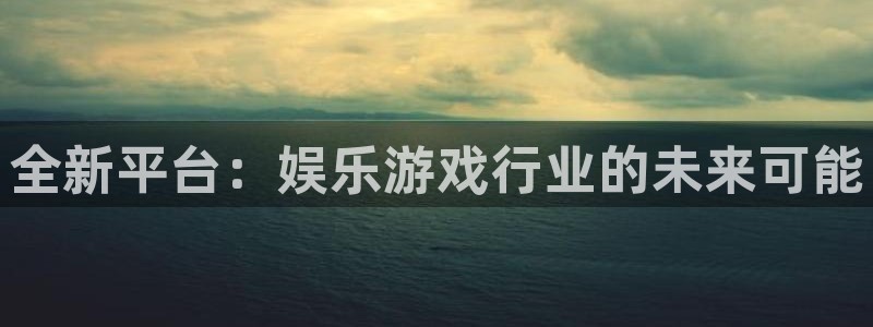邵阳市聚富房地产开发有限责任公司：全新平台：娱乐游戏行业的未来可能